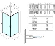 Gelco Sigma Simply Sprchové Dveře Posuvné Pro Rohový Vstup 800 Mm, čiré Sklo