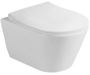 Sapho Avva Wc Sedátko, Slim, Soft Close, Bílá