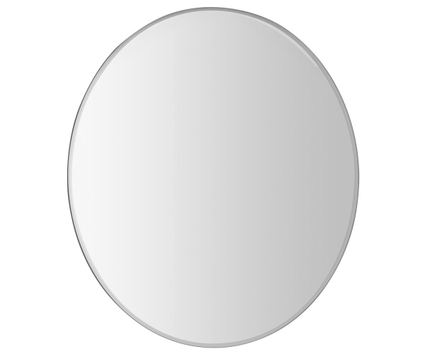 Aqualine Bord Kulaté Zrcadlo S Broušenou Hranou ø 80cm, Cu Free