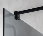 Gelco Vario Black Jednodílná Sprchová Zástěna Do Prostoru, Sklo Nordic, 1200 Mm