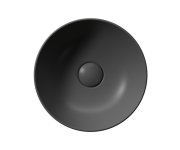 Gsi Pura Keramické Umyvadlo Na Desku, Průměr 32cm, černá Mat
