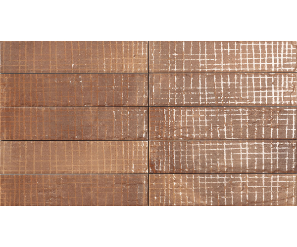 Dlažba CIR City Squares Brown Mix 6,5x29 Luc. - hnědá