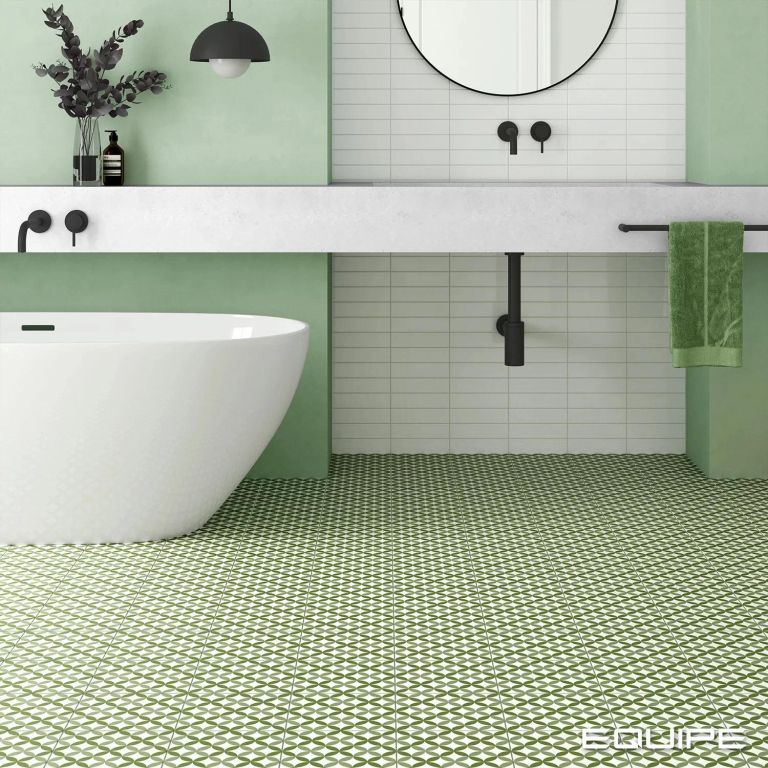 Realizace Equipe Rivoli Naples 20x20 - dlažba s dekorem