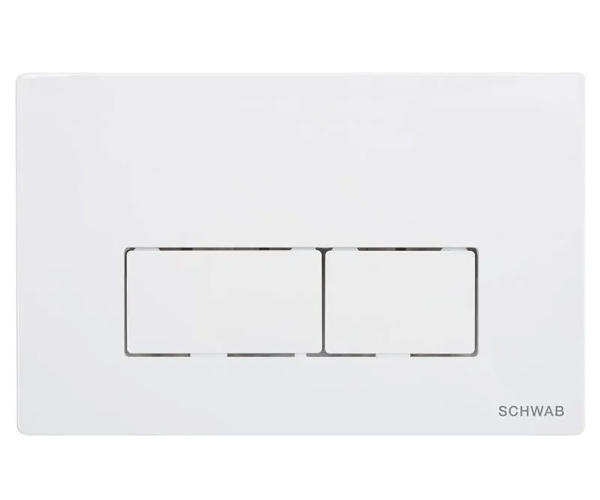 Schwab Pluto Ovládací Tlačítko, 247x160 Mm, Bílá Lesk