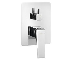 Aqualine Ritmo Podomítková Sprchová Baterie, Box, 2 Výstupy, Chrom
