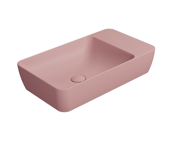 Gsi Modo Keramické Umyvadlo Na Desku 60x35cm, Bez Otvoru, Blush Mat
