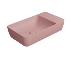 Gsi Modo Keramické Umyvadlo Na Desku 60x35cm, Bez Otvoru, Blush Mat