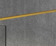 Gelco Vario Gold Matt Jednodílná Sprchová Zástěna K Instalaci Ke Stěně, čiré Sklo, 1200 Mm