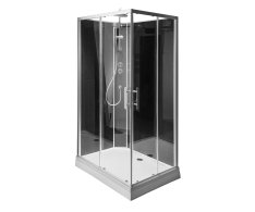 Aqualine Granvik Obdélníkový Sprchový Box 800x1200x2180mm, čiré Sklo