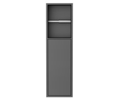 Sapho Denbo Zapuštěný Držák Toaletního Papíru Do Obkladu, 600x170 Mm, Nerez, Gun Metal