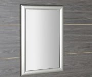 Sapho Esta Zrcadlo V Dřevěném Rámu 58x78cm, Stříbrná S Proužkem