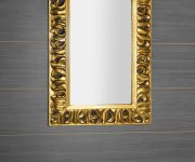 Sapho Zeegras Zrcadlo Ve Vyřezávaném Rámu 70x100cm, Zlatá