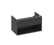 SD Lite 80 skříňka pod umyvadlo - SD Lite 80 skříňka pod umyvadlo černá matná X000001862
