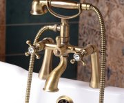 Sapho Antea Připojení Pro Instalaci Vanové Baterie Na Okraj Vany (pár), Bronz