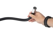 Aqualine Flexibilní Výtokové Ramínko K baterii, 470mm, 3/4 ", černá Mat