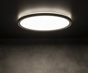 Miledo Azpo Stropní Led Svítidlo, ø 225mm, 11,8w, 3000/4000/6000k, Ip54, černá Mat