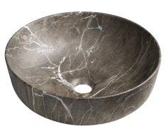 Sapho Rondea Keramické Umyvadlo Na Desku ø 41cm, Breccia Mramor