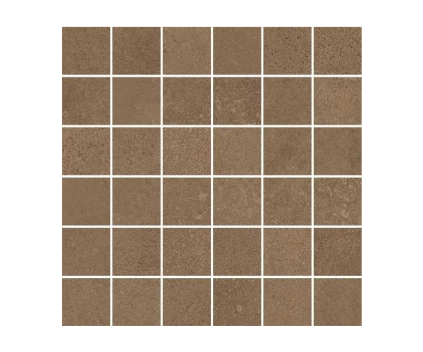 Mozaika jako beton Cerdomus Concrete Art Mosaico Caramel 30x30 Matt.  - hnědá
