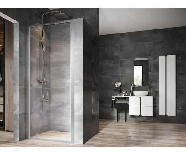 Sprchové dveře Nexty NDOP1 - NDOP1 90, satin+transparent