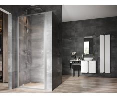 Sprchové dveře Nexty NDOP1 - NDOP1 90, satin+transparent