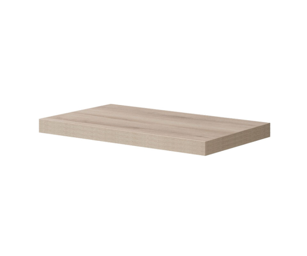 Mereo Ponte, Koupelnová Deska Pod Umyvadlo 80 Cm, Dub Kronberg