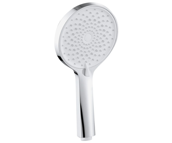Sapho Ruční Masážní Sprcha, 4 Režimy Sprchování, Silikon Trysky, Průměr 123mm, Chrom