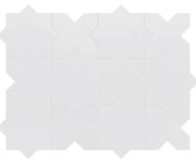 Dlažba Equipe Porto Star White 16,8x16,8 - bílá