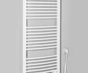 Aqualine Orbit-e Elektrické Otopné Těleso Oblé 600x1320 Mm, 600 W, Bílá
