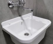 Aqualine 35 Nástěnná Baterie, Ramínko Ploché 160mm, Chrom