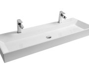 Umyvadlo Natural Duo 120 - Umyvadlo Natural Duo 120, s otvory pro baterie, bez přepadu XJO01212000