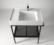 Creavit Arya Podstavec Pod Umyvadlo 680x850x450mm, černá