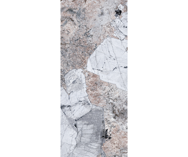 Dlažba jako kámen Flaviker Supreme Hedonism Patagonia Blue 3D 120x280 Luc. Rett. - šedá