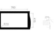 Dřez Okio 780 Duo , Matný Povrch, Tloušťka 0,5 Mm, Včetně Sifonu (rd0221110s) A 3 1/2" Sítkového Ventilu S-RDOKM78043525V