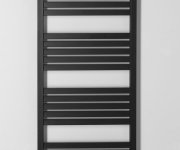Bruckner Grunt Otopné Těleso Rovné 500x1610 Mm, Středové Připojení, černá Mat