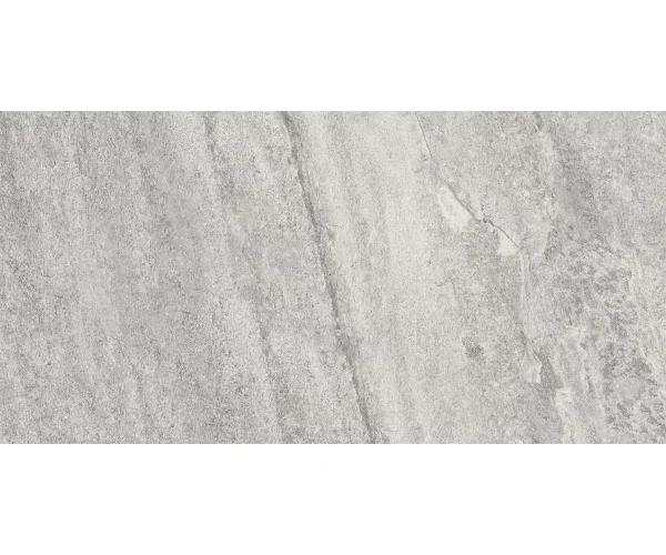 Dlažba jako kámen Sichenia Pavé Delle Alpi Quarzo Grigio GRIP 22,5x45 Rett. - šedá