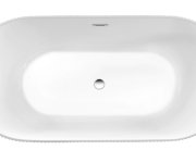 Aqualine Turia Strip Volně Stojící Vana 170x80cm, Bílá
