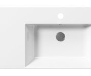 Gsi Kube X Keramické Umyvadlo 80x47cm, S Odkládací Plochou Vlevo, Bílá Extraglaze