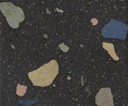 Dlažba jako terrazzo Cir Forever Color Terrazzo Black 20x20 Matt. - antracitová
