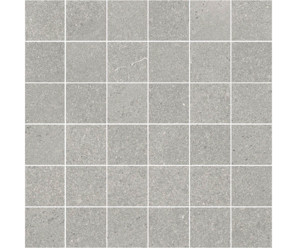 Sokl jako kámen APE Burlington Mosaico Grey 30x30 (5x5) Rett. - šedá