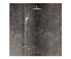 Sprchový sloup 10° Free - TD F 091.00CR Sprchový sloup s termostatickou baterií, posuv