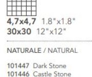 Mozaika Century Ecostone Lime Stone Mosaico Su Rete 30x30 - béžová