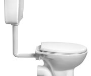 Creavit Wc Kombi, Dvojtlačítko 4/8l, Zadní Odpad, Bílá