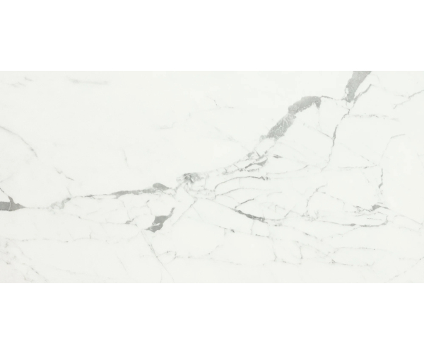 Dlažba jako mramor Caesar Anima Statuario Venato 60x120 Luc. Rett. - bílá