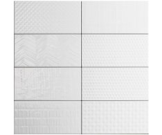 Tonalite Gloss Bianco 10x20 Graffiti