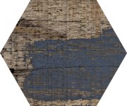 Dlažba jako dřevo Codicer Gauguin Mix 22x25 Hexagonal - modrá