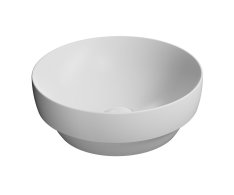 Gsi Pura Keramické Umyvadlo Na Desku, Průměr 40cm, Bílá Mat
