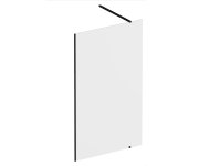 Sprchový kout Walk-In model Wall - Walk-In Wall Set 150, černá+transparent GW9WP030SZ1