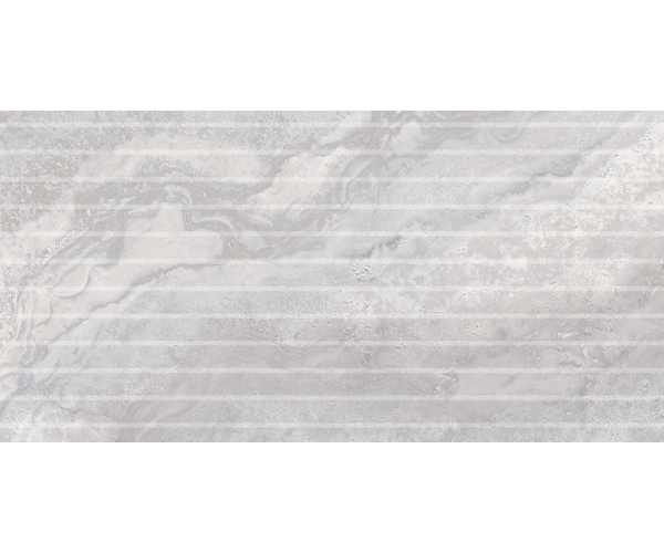 Dekor jako kámen EdimaxAstor Stream Flutes Silver 30x60 Rett - šedá