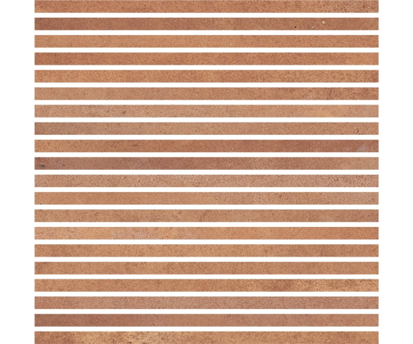 Obklad Gambini Heartland Mosaico Sticks Terracotta 30x30 Nat. - cihlová