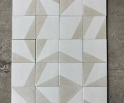 Retro dlažba Deceram Origami Beige 15x15 - mix (skladem)